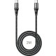 USB-TYPE C CABLE  ΣΕ TYPE C X50 100W 5.0A/20V BLACK 2m ΓΙΑ LAPTOP